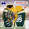 Personalized Unisex Tracksuit Hoodies Green Bay Packers Football Team 3D Apparel
