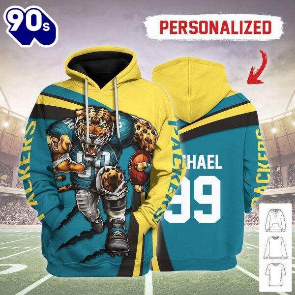 Personalized Unisex Tracksuit Hoodies Jacksonville Jaguars Football Team 3D Apparel Personalized Unisex Tracksuit Hoodies Jacksonville Jaguars Football Team 3D Apparel