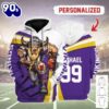 Personalized Unisex Tracksuit Hoodies Minnesota Vikings Football Team 3D Apparel