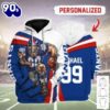 Personalized Unisex Tracksuit Hoodies New York Giants Football Team 3D Apparel