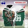 Personalized Unisex Tracksuit Hoodies New York Jets Football Team 3D Apparel