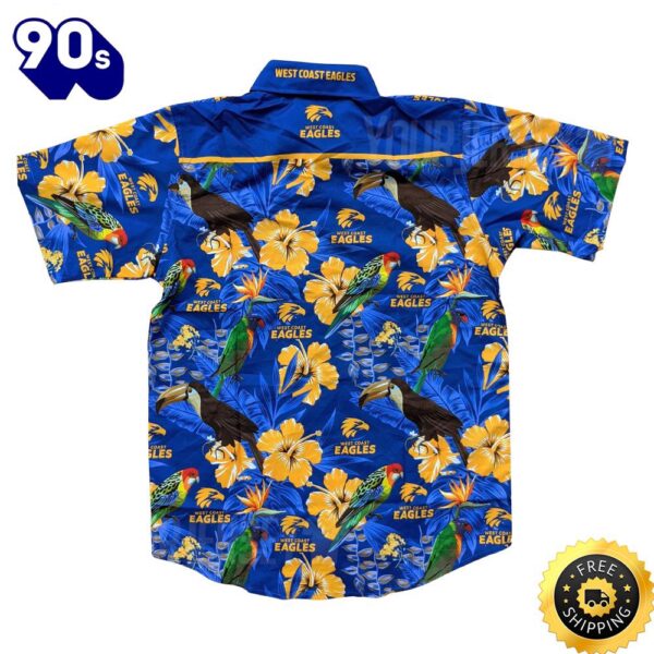 Personalized West Coast Eagles Afl Hawaiian Shirt