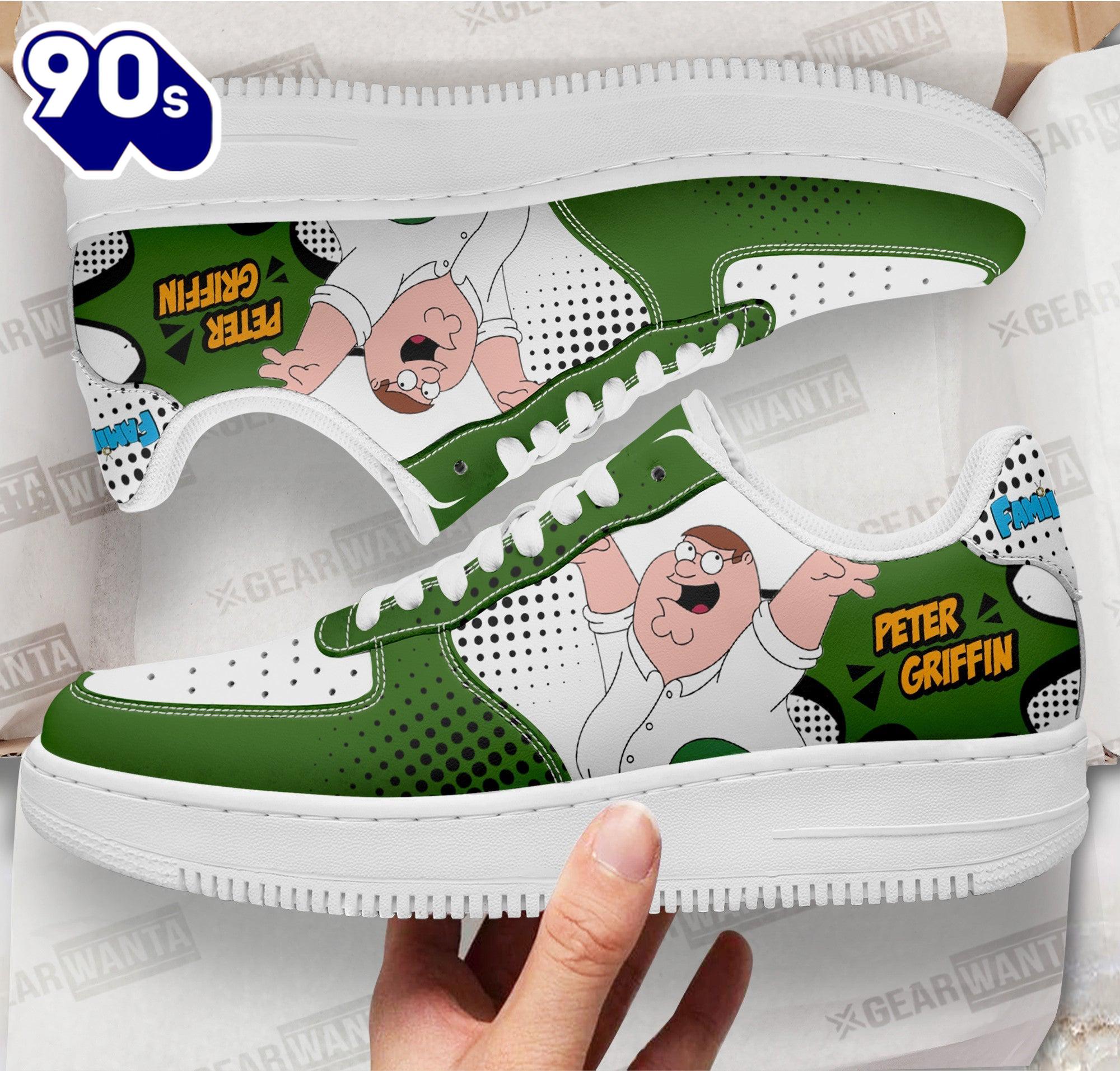 Peter Griffin Family Guy Air Sneakers Custom Cartoon Shoes Peter Griffin Family Guy Air Sneakers Custom Cartoon Shoes