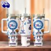 Philadelphia 76ers NBA Basketball Sport Custom Stanley Quencher 40oz Stainless Steel Tumbler  For Fans