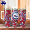 Philadelphia 76ers NBA Basketball Sport Custom Stanley Quencher 40oz Stainless Steel Tumbler