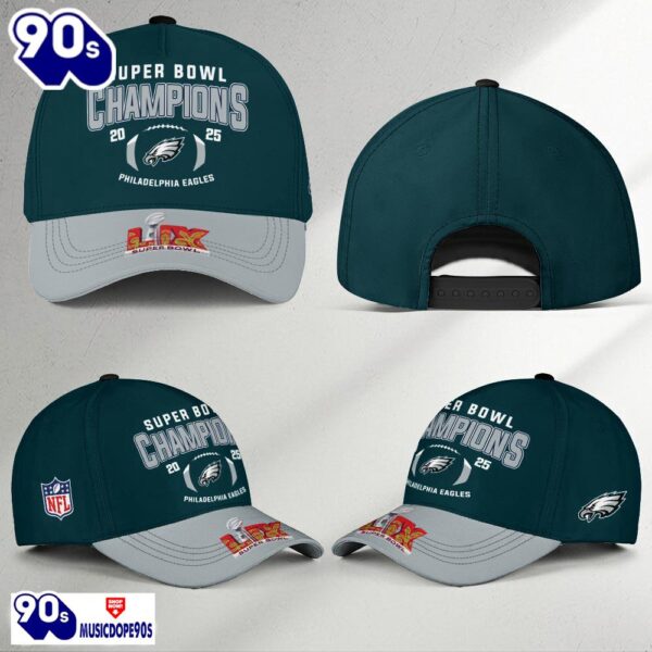 Philadelphia Eagles 2025 Super Bowl LIX Champions Cap