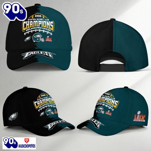 Philadelphia Eagles 2025 Super Bowl LIX Champions Classic Cap