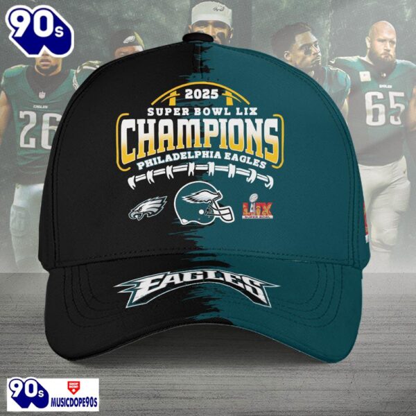 Philadelphia Eagles 2025 Super Bowl LIX Champions Classic Cap