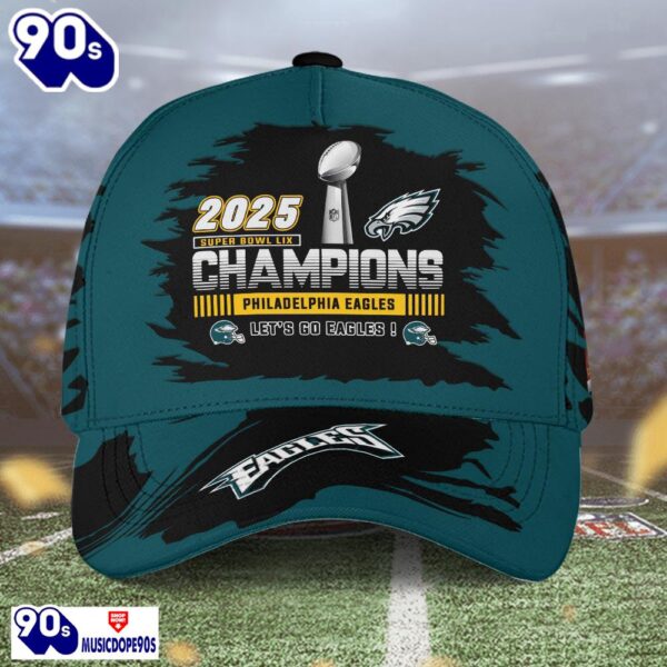 Philadelphia Eagles 2025 Super Bowl LIX Champions Hat