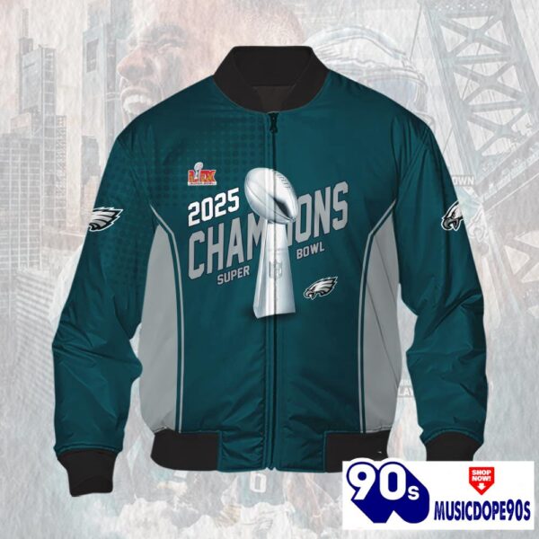 Philadelphia Eagles 2025 Super Bowl LIX Champions Normal Hoodie