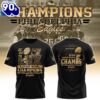 Philadelphia Eagles Champions Super Bowl 2 Times Black 3d T-Shirt