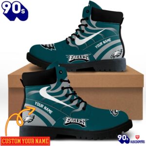 Philadelphia Eagles Custom Boots Shoes…