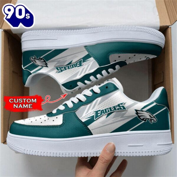 Philadelphia Eagles NFL Personalized Air Force 1 Shoes