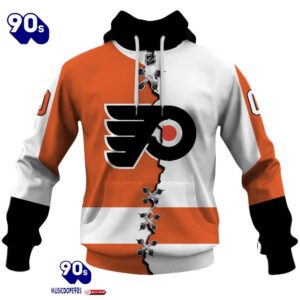 Philadelphia Flyers Personalized NHL Mix Jersey Hoodie Set