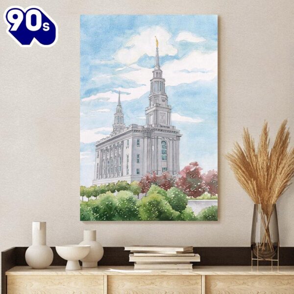 Philadelphia Pennsylvania Temple Canvas Pictures Jesus Canvas Art   Gift Christmas