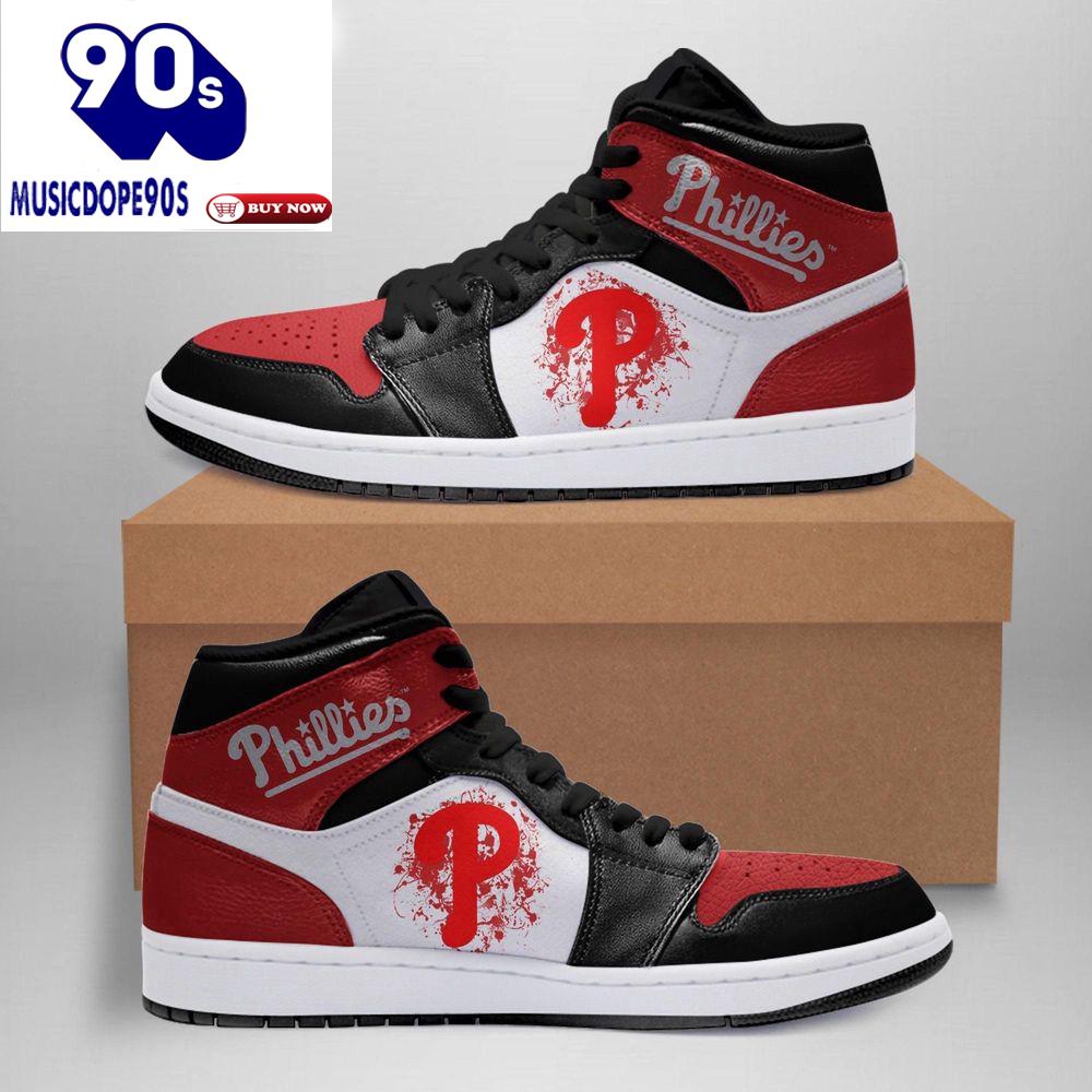 Philadelphia Phillies Air Jordan Basketball Shoes Sport Sneakers, Best Gift For Men And Women Philadelphia Phillies Air Jordan Basketball Shoes Sport Sneakers, Best Gift For Men And Women