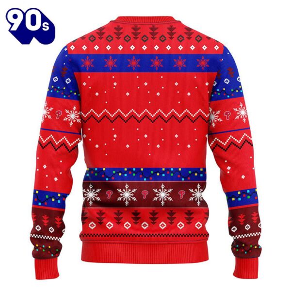 Philadelphia Phillies Hohoho Mickey Christmas Ugly Sweater  Gift Christmas