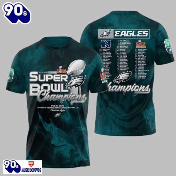 Philadelphia Super Bowl LIX Champions 2025 Shirt