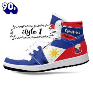 Philippines Flag JD1 Sneakers Custom Country