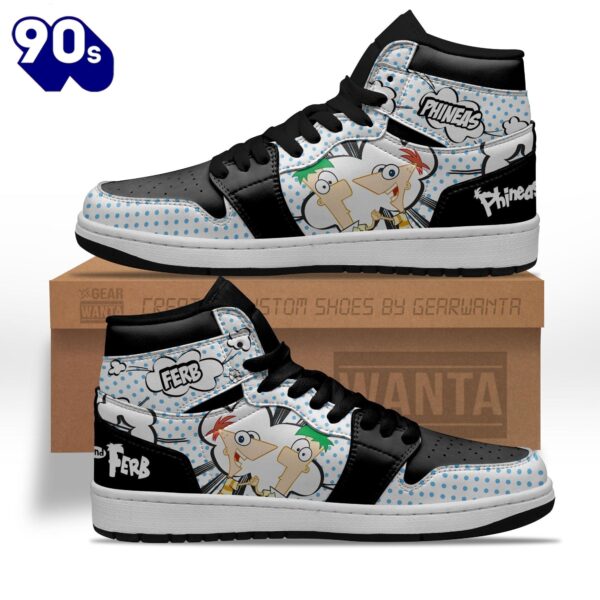 Phineas Flynn and Ferb Fletcher Sneakers Custom Shoes