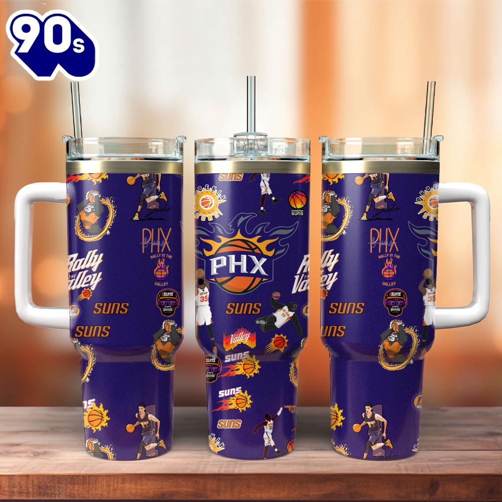 Phoenix Suns Basketball team NBA Sport Custom Stanley Quencher 40oz Stainless Steel Tumbler For Fans Phoenix Suns Basketball team NBA Sport Custom Stanley Quencher 40oz Stainless Steel Tumbler For Fans