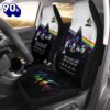 Pink Floyd 2PCS Car Seat Cover 3D Decor