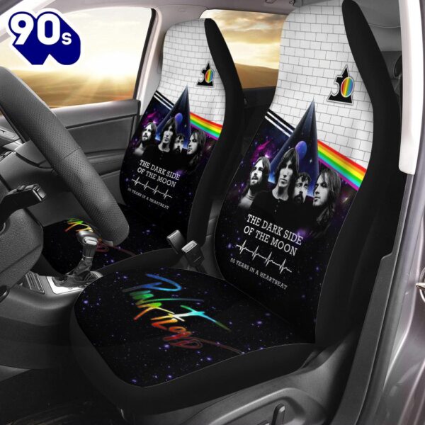 Pink Floyd 2PCS Car Seat Cover 3D Decor