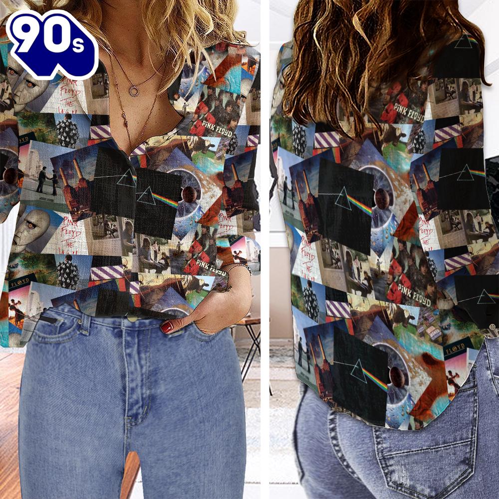 Pink Floyd 3D Linen Shirt New Trend Pink Floyd 3D Linen Shirt New Trend