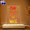 Pink Floyd Led Light With Wooden Base Gift Christmas  Gift For Christmas