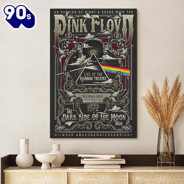 Pink Floyd Rectangle Canvas With Inner Frame Trendding