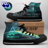 Pink Floyd The Division Bells Shoes, Pink Floyd High Top Shoes For Fans