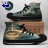 Pink Floyd Warrior Shoes, Pink Floyd High Top Shoes For Fans