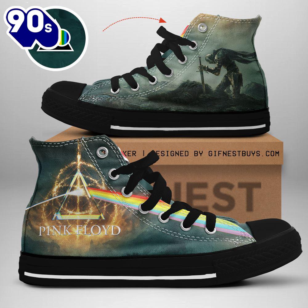 Pink Floyd Warrior Shoes, Pink Floyd High Top Shoes For Fans Pink Floyd Warrior Shoes, Pink Floyd High Top Shoes For Fans