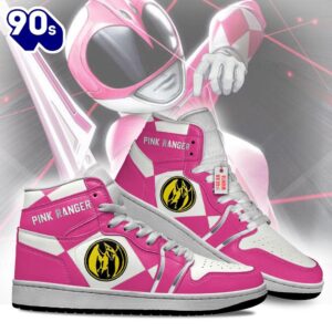 Pink Ranger Mighty Morphin Power Rangers J1 Shoes Custom Sneakers