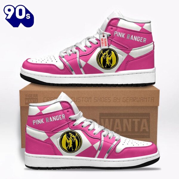 Pink Ranger Mighty Morphin Power Rangers J1 Shoes Custom Sneakers