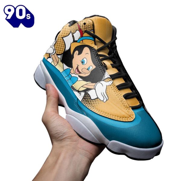 Pinocchio Air Jordan 13 Sneakers Custom Comic Style Shoes