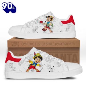 Pinocchio Stan Smith Shoes Gift For Your Kid