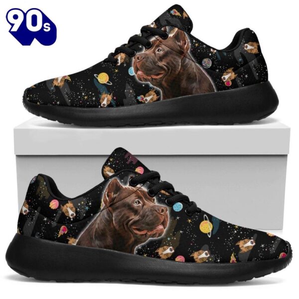 Pit Bull Sneakers Sporty Shoes Funny For Bully Dog Lover