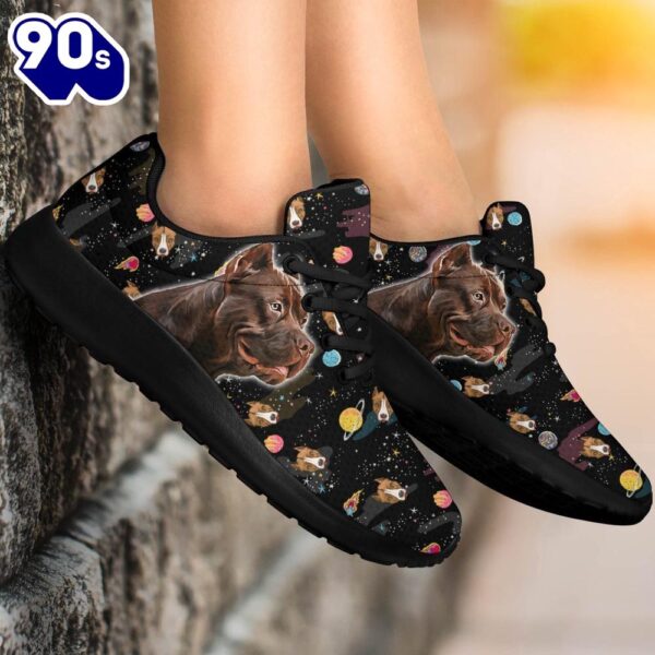 Pit Bull Sneakers Sporty Shoes Funny For Bully Dog Lover