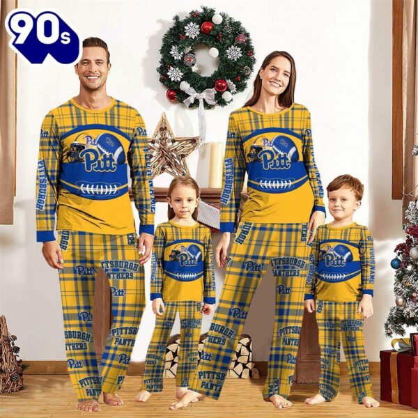 NCAA Family Pajama Sets  Pittsburgh Panthers Pajamas Personalized Your Name