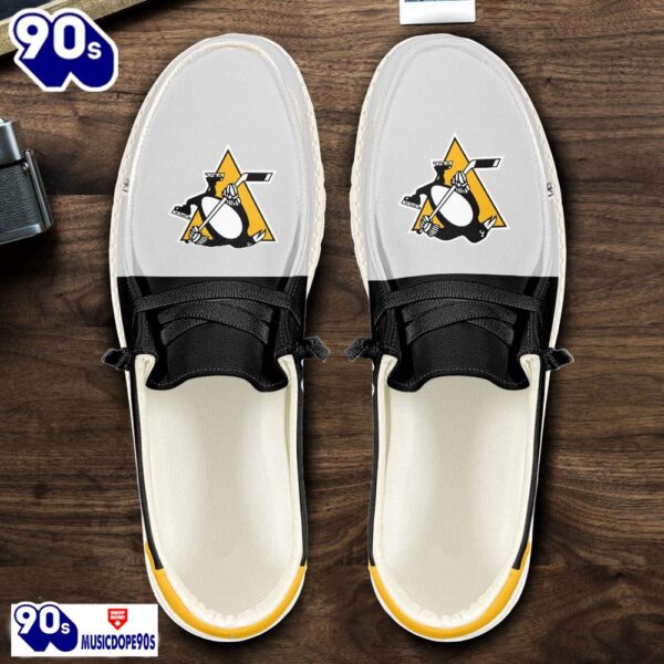 Pittsburgh Penguins NHL Hey Dude Shoes Custom Name Perfect Gift