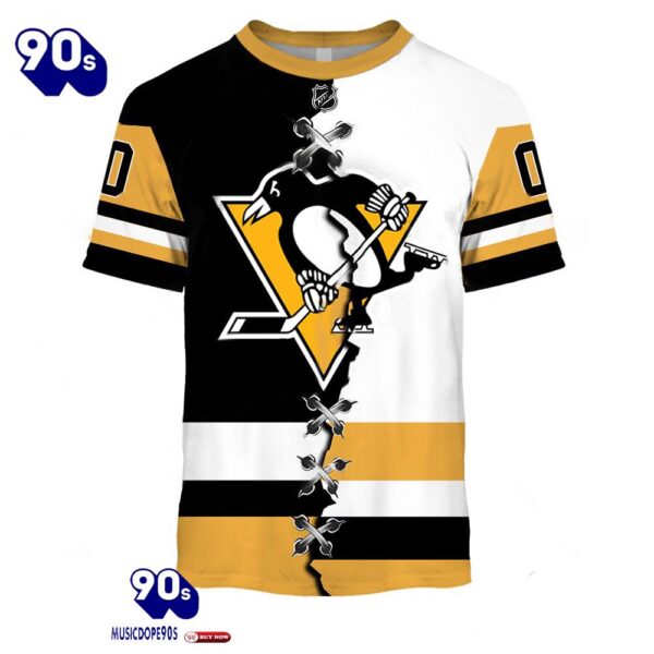 Pittsburgh Penguins Personalized NHL Mix Jersey