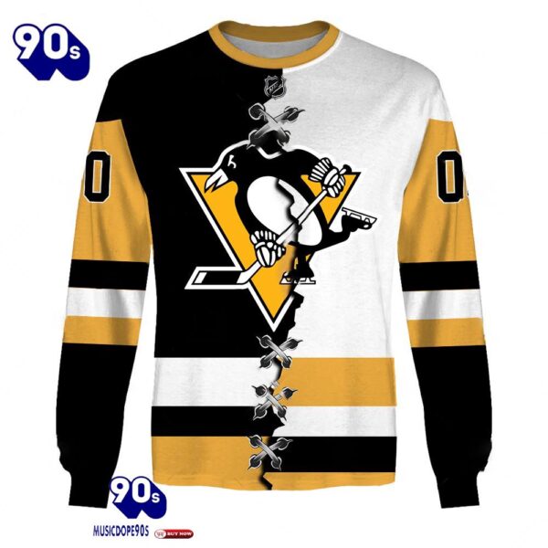 Pittsburgh Penguins Personalized NHL Mix Jersey