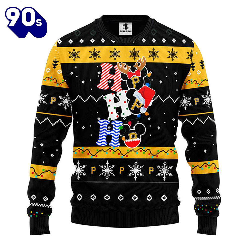 Pittsburgh Pirates Hohoho Mickey Christmas Ugly Sweater Gift Christmas Pittsburgh Pirates Hohoho Mickey Christmas Ugly Sweater Gift Christmas