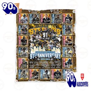 Pittsburgh Steelers 91th Anniversary 1933-2024…