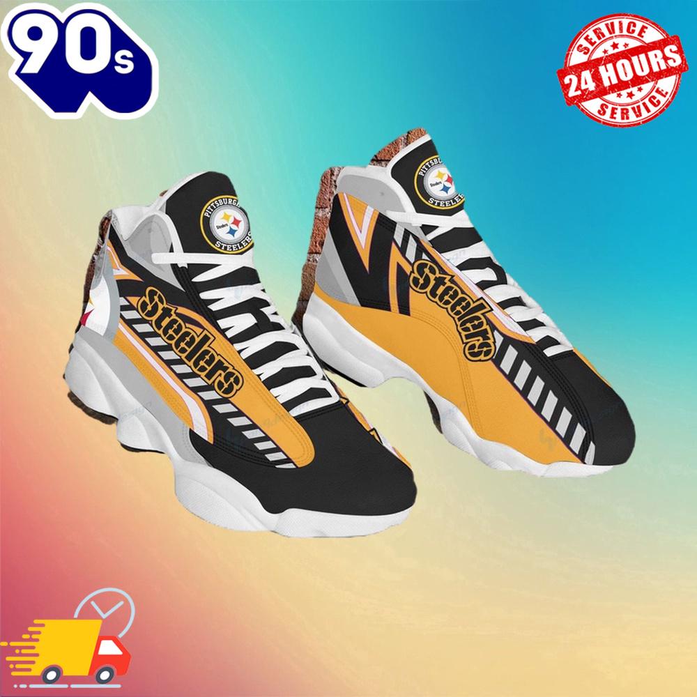 Pittsburgh Steelers Air Jordan 13 Shoes V1 Pittsburgh Steelers Air Jordan 13 Shoes V1