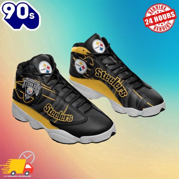 Pittsburgh Steelers Air Jordan 13 Sneakers V3