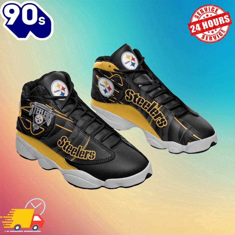 Pittsburgh Steelers Air Jordan 13 Sneakers V3 Pittsburgh Steelers Air Jordan 13 Sneakers V3