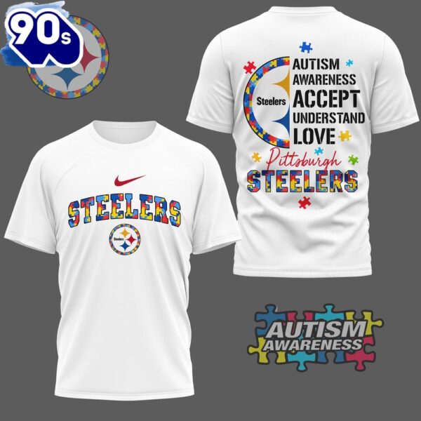 Pittsburgh Steelers Autism Awareness Limited Edition 3d T-Shirt