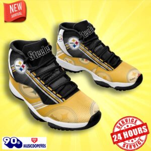 Pittsburgh Steelers Football Air Jordan 11 Best Sneakers Great Gift For Men Women Fans